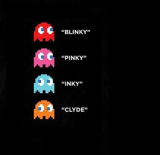 Pac-Man Arcade Ghosts