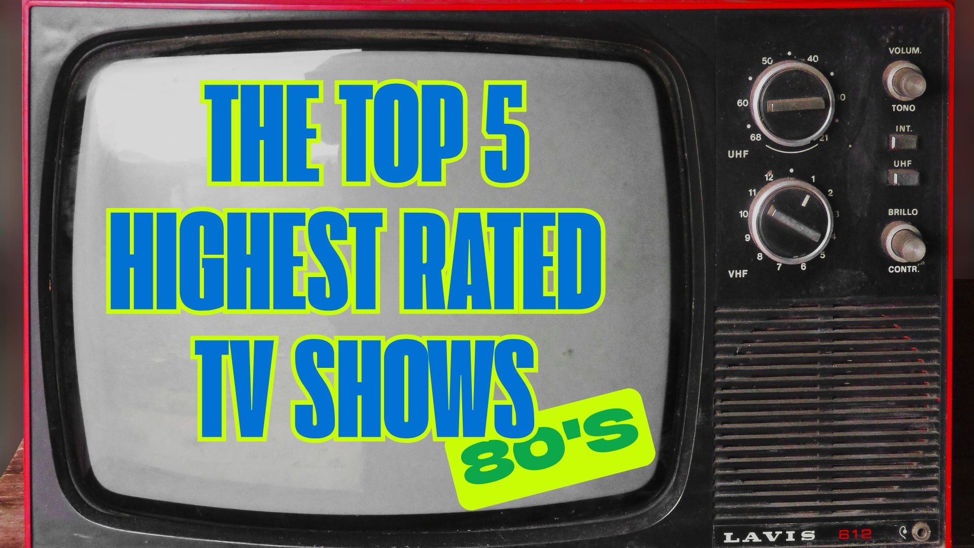 The Top 5 TV Shows from the 1980s