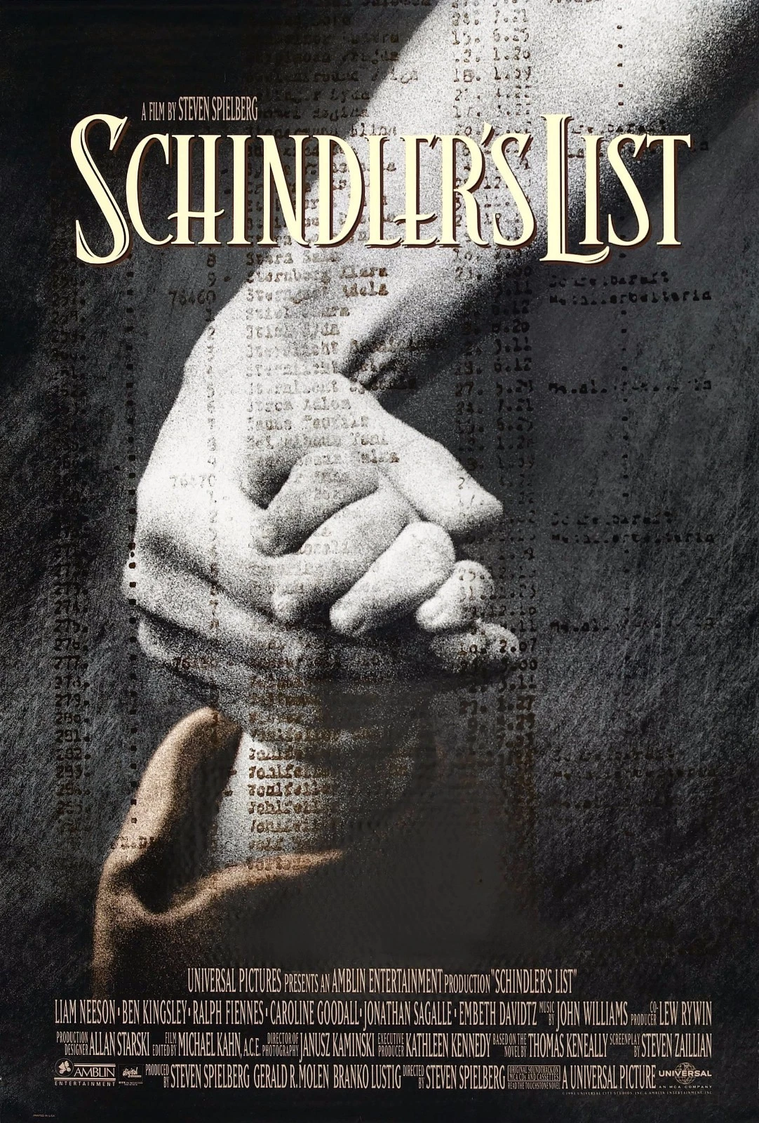 Schindler's List poster