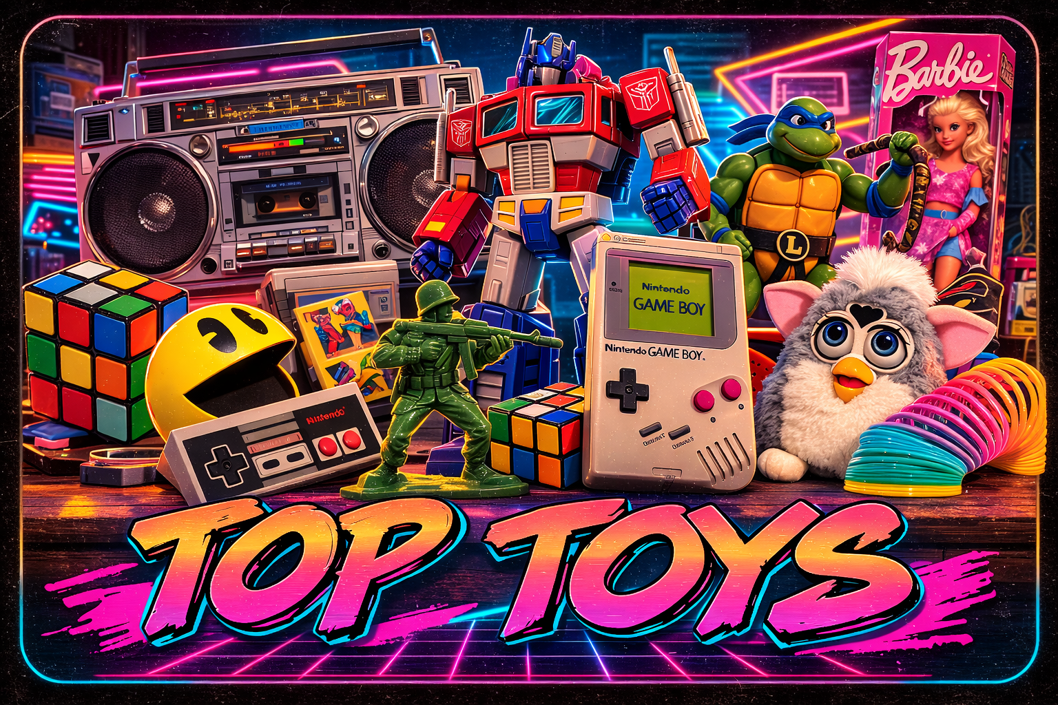 Top 80s toys by year