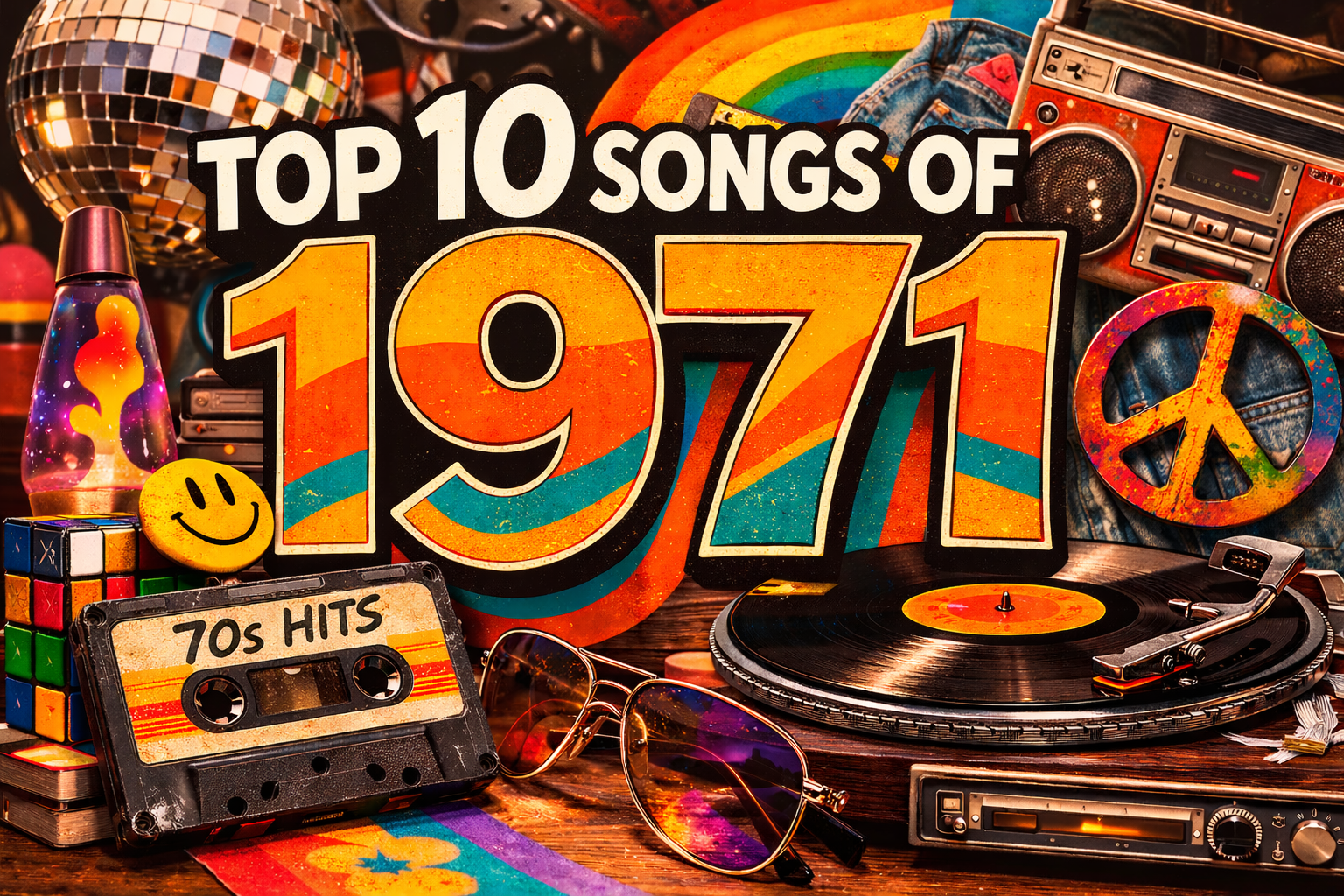 Top 10 Songs of 1971: Billboard Hot 100 Year-End Countdown