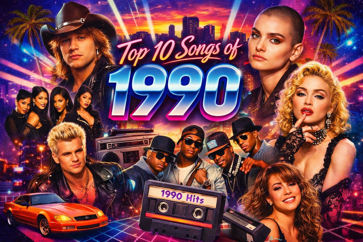 Top 10 Songs of 1990 (Billboard Hot 100 Year-End Countdown)