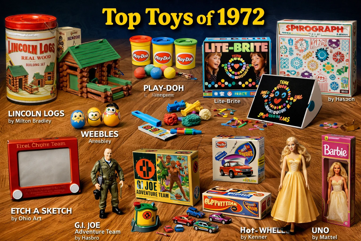 Top Toys of 1972: The Must-Have Toys That Defined the Year