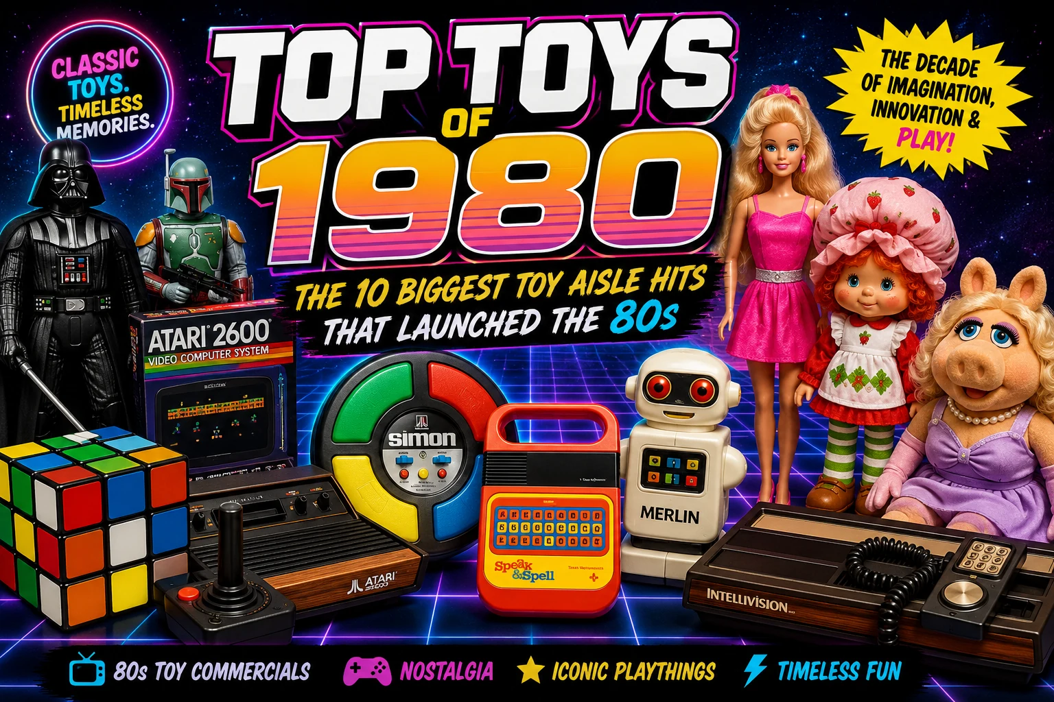 Top Toys of 1980: Rubik’s Cube, Atari, Strawberry Shortcake & More