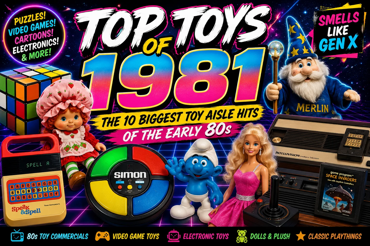 Top Toys of 1981: The 10 Biggest Toy Aisle Hits of the Early 80s