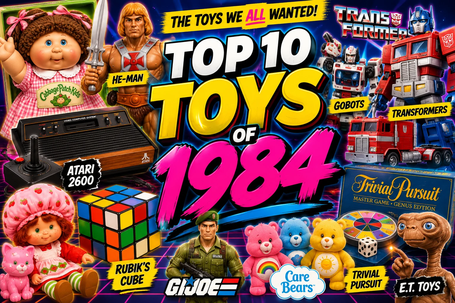 Top Toys of 1984: Cabbage Patch Kids, He-Man, Transformers and Robot Wars