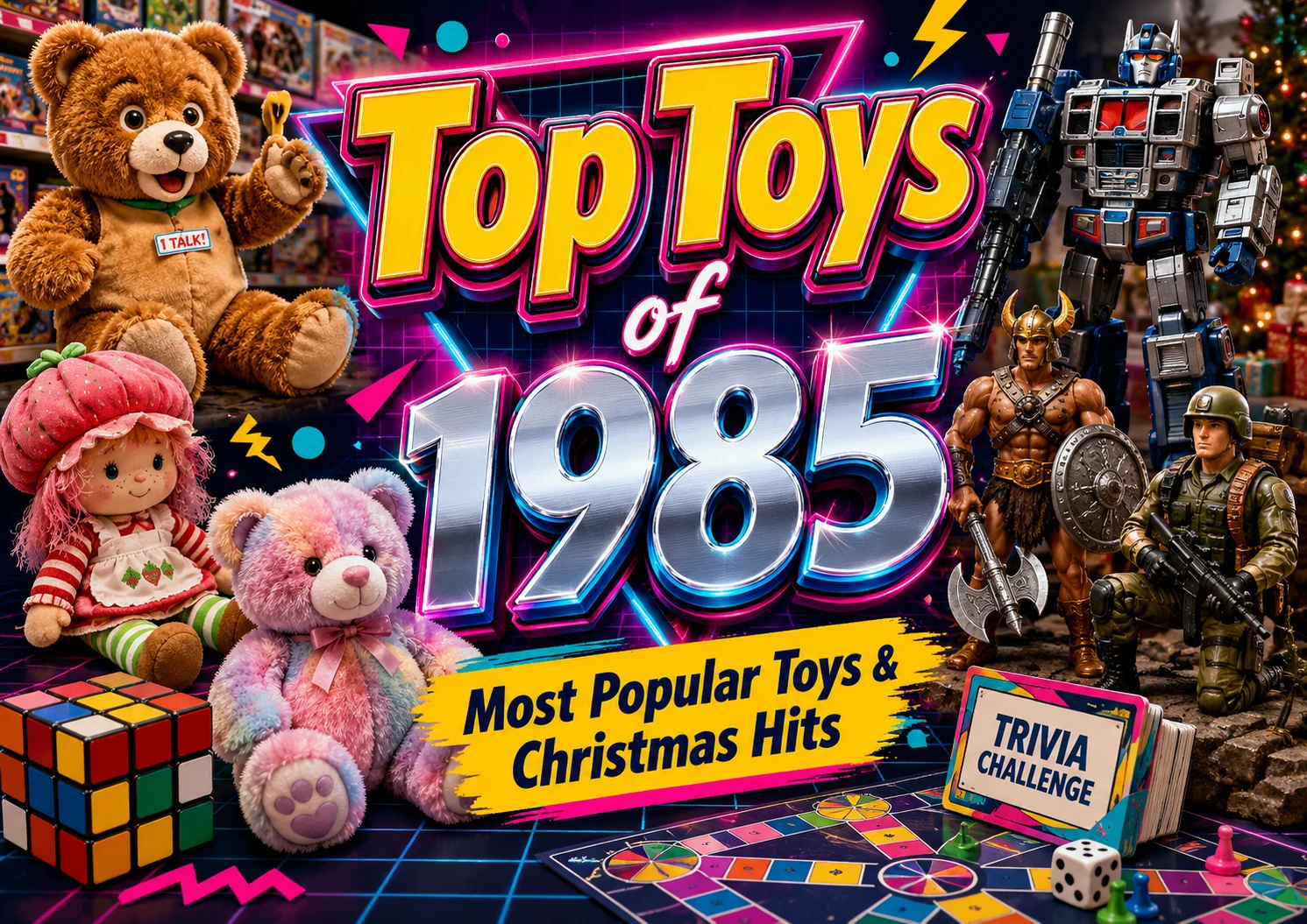 Top Toys of 1985: Teddy Ruxpin, Cabbage Patch Kids and Talking Toy Mania