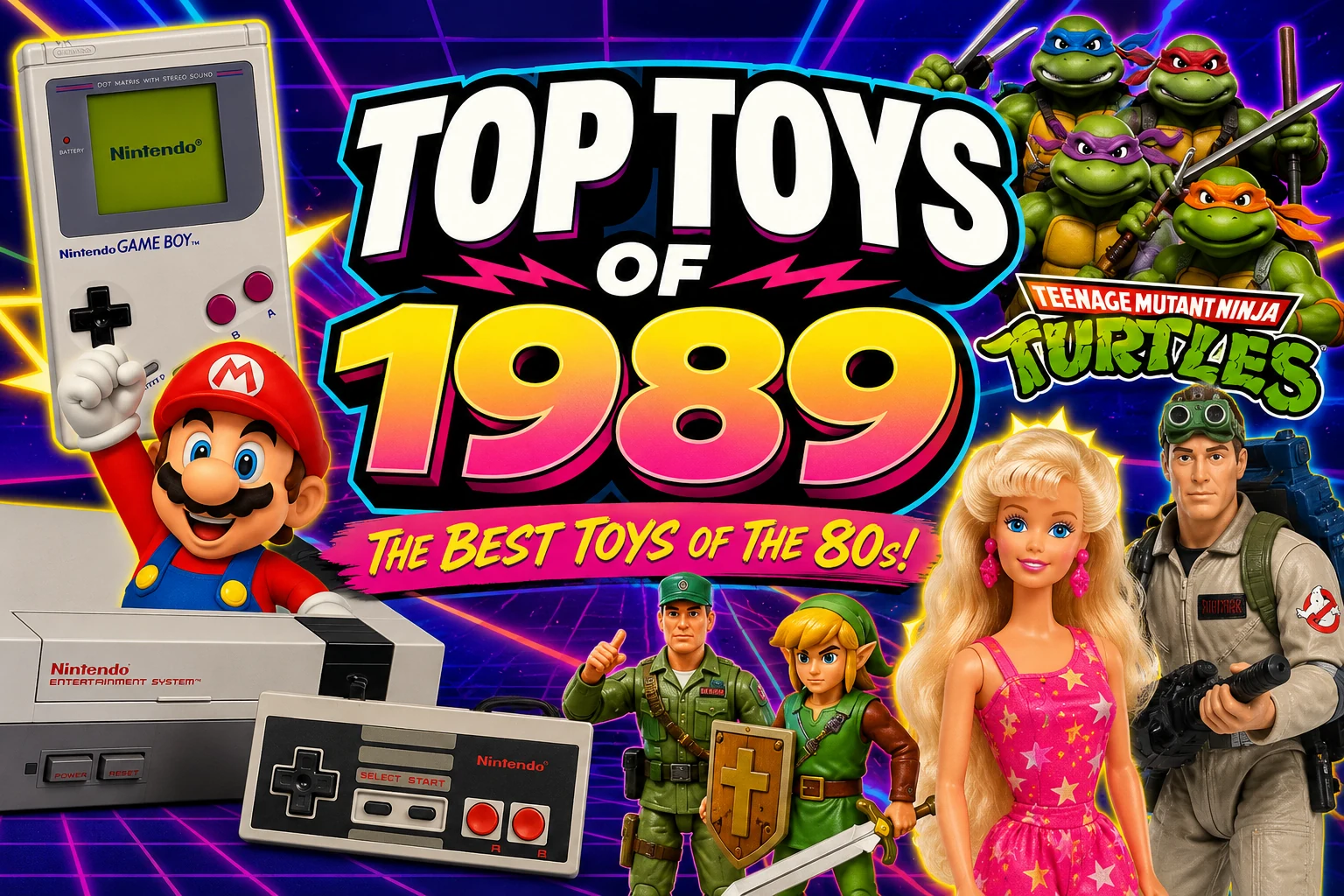 Top Toys of 1989: Nintendo, Barbie, Micro Machines and the Console Takeover