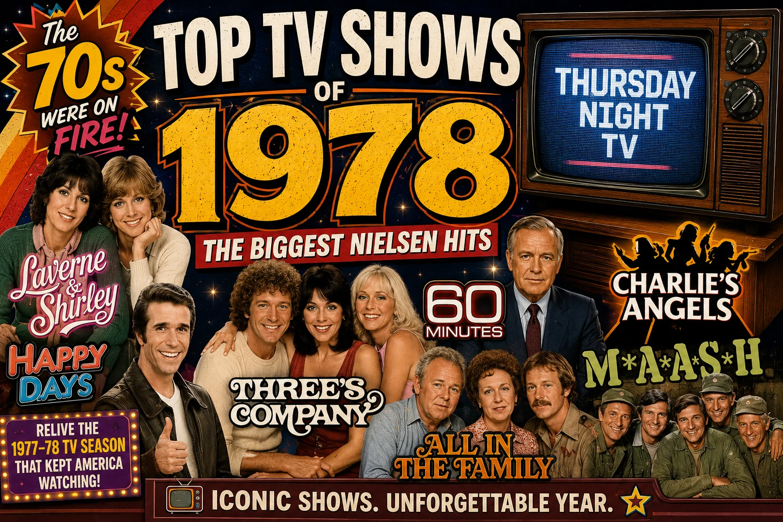 Top TV Shows of 1978: The Biggest Nielsen Hits