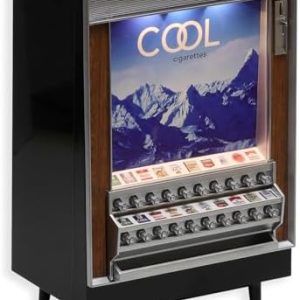 New Wave Toys Mini 1/6 Scale Replica Cigarette Machine USB Charging Station, Fast Charger USB/C (x2) and USB/A (x4), Retro Arcade Desktop Office Hub for Multiple Devices, Cell Phones, and Accessories
