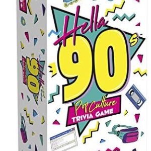 Buffalo Games Hella 90's - Pop Culture Trivia Game Brown