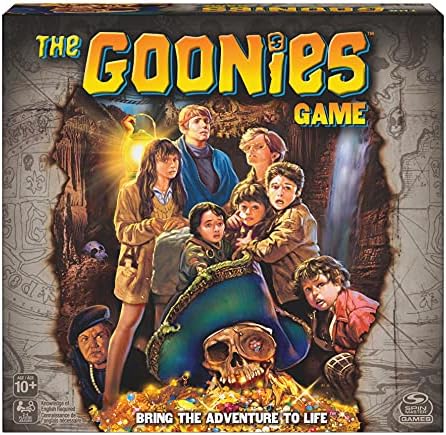 Goonies, The Goonies Game Retro Vintage 80’s Family Movie Board Game, for Kids Aged 10 and up