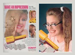 Crimped hair fad in 1989