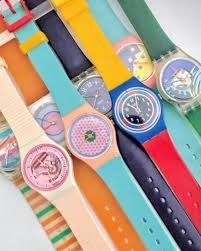Swatch watch fad in 1983