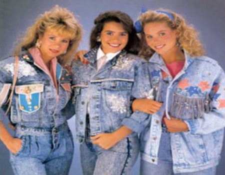 Acid-wash jeans fad in 1986