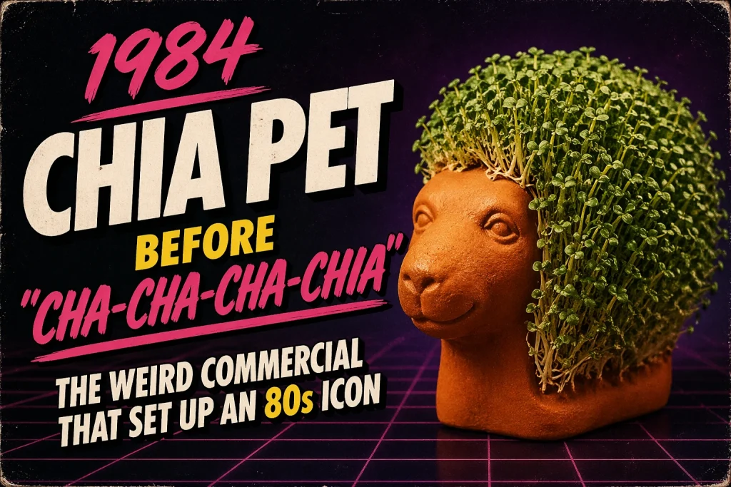 Chia Pet Before “Cha-Cha-Cha-Chia”: The Weird 1984 Commercial That Set Up an 80s Icon