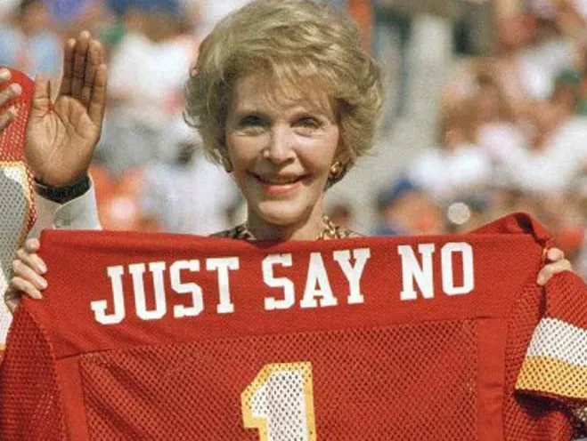 Just Say No fad in 1986