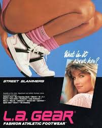 Slouch socks with Keds and white high-tops in 1986