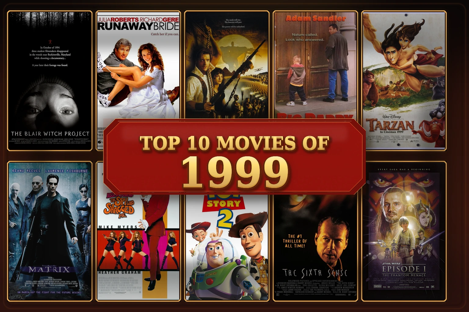 Top 10 Movies of 1999
