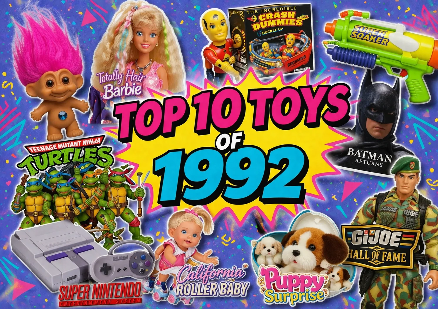 Top 10 Toys of 1992 Ranked: The Biggest Toy Crazes Every Gen X Kid Remembered