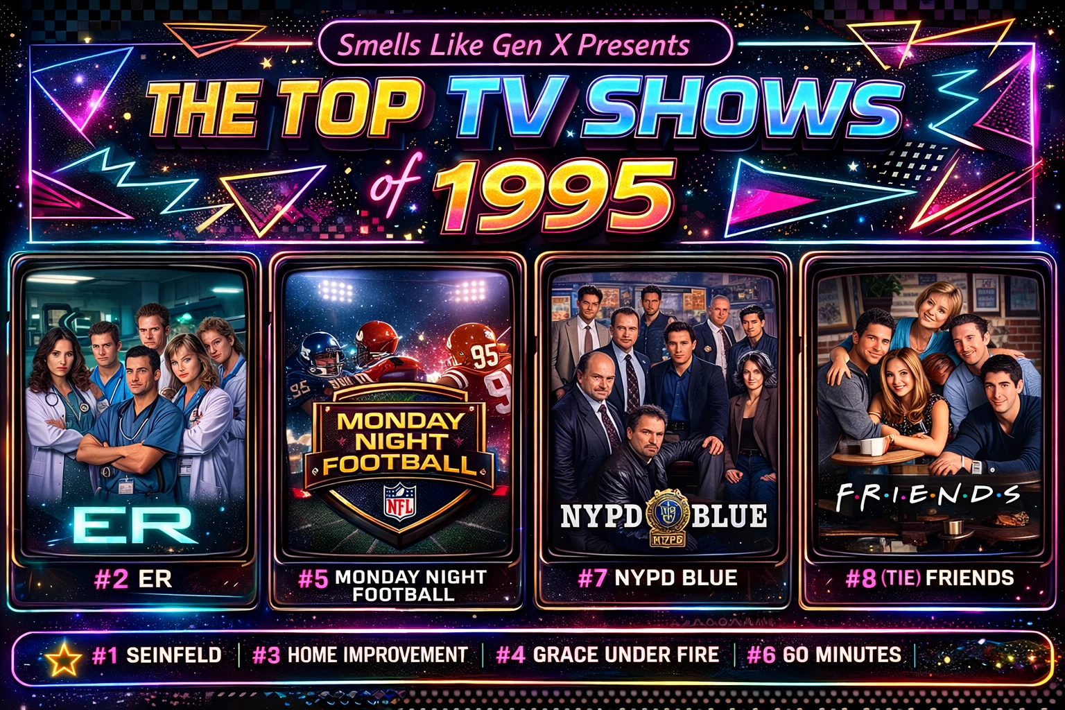 Top TV Shows of 1995: The Biggest Nielsen Hits of the 1994–95 Season