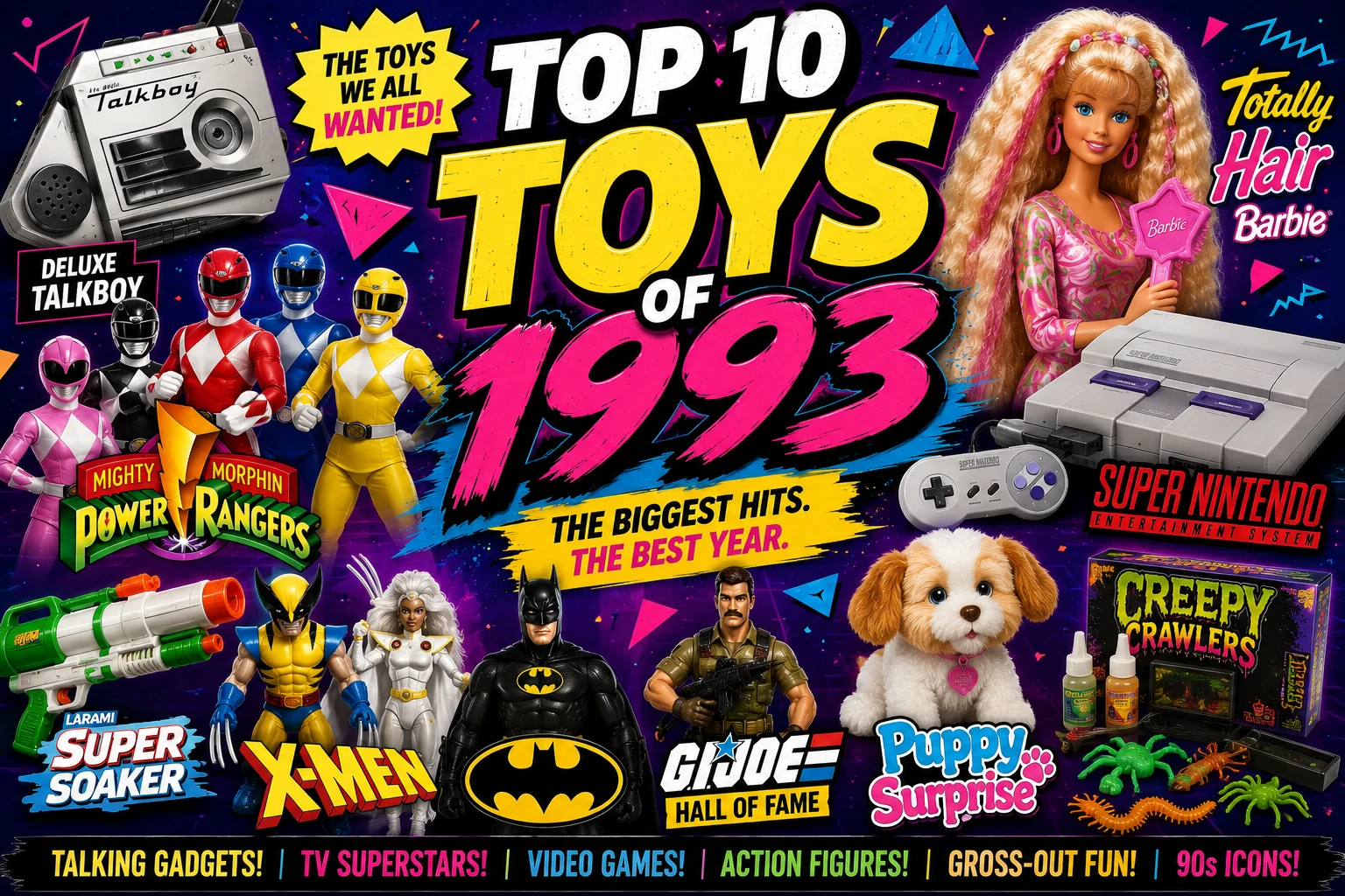 Top Toys of 1993: Most Popular Toys and Christmas Hits
