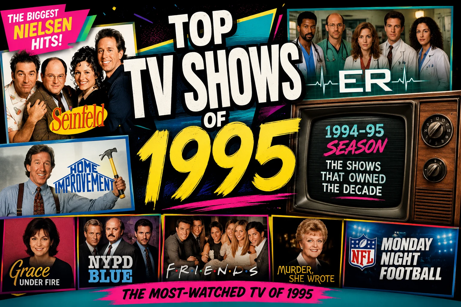 Top TV Shows of 1995: The Biggest Nielsen Hits