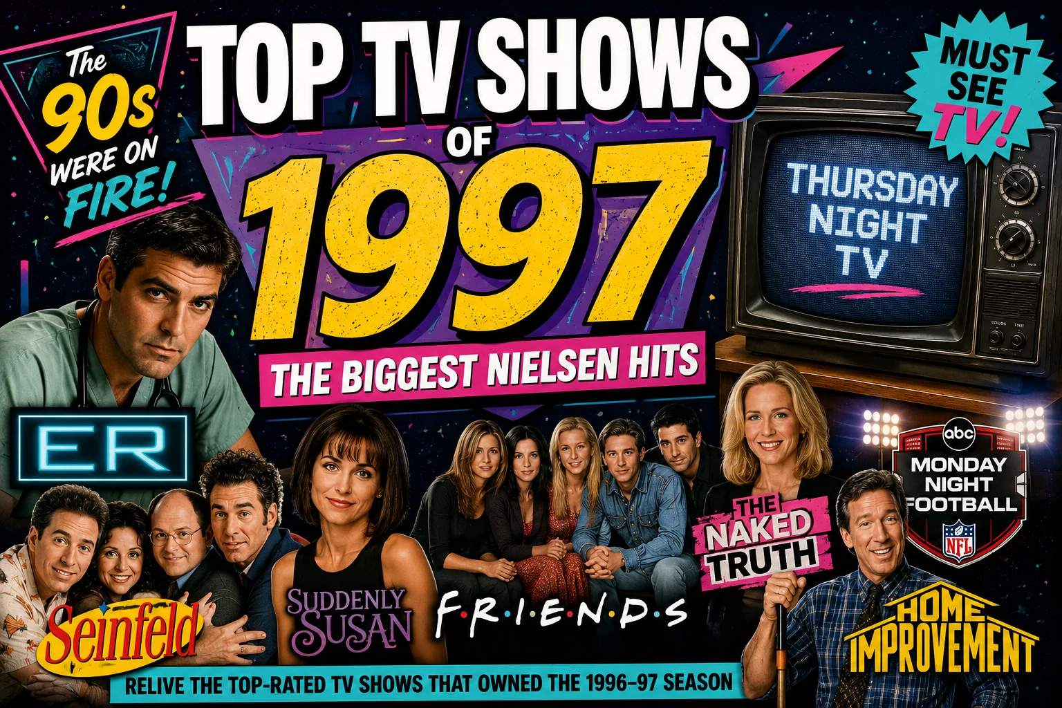 Top TV Shows of 1997: The Biggest Nielsen Hits