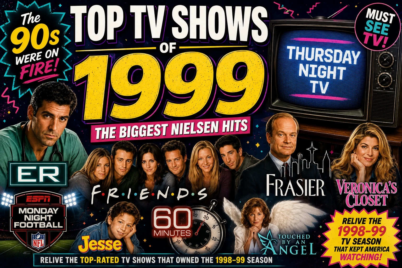 Top TV Shows of 1999: The Biggest Nielsen Hits