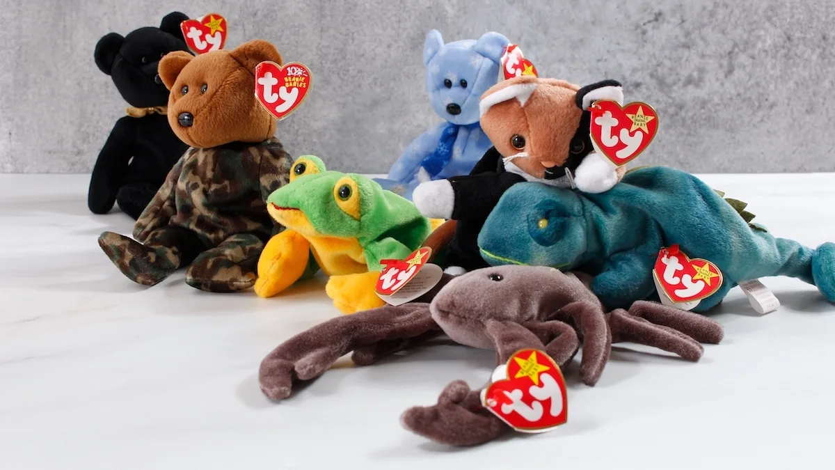 Beanie Babies collectible plush toys from 1999