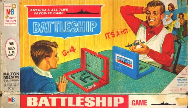 1970s Battleship board game