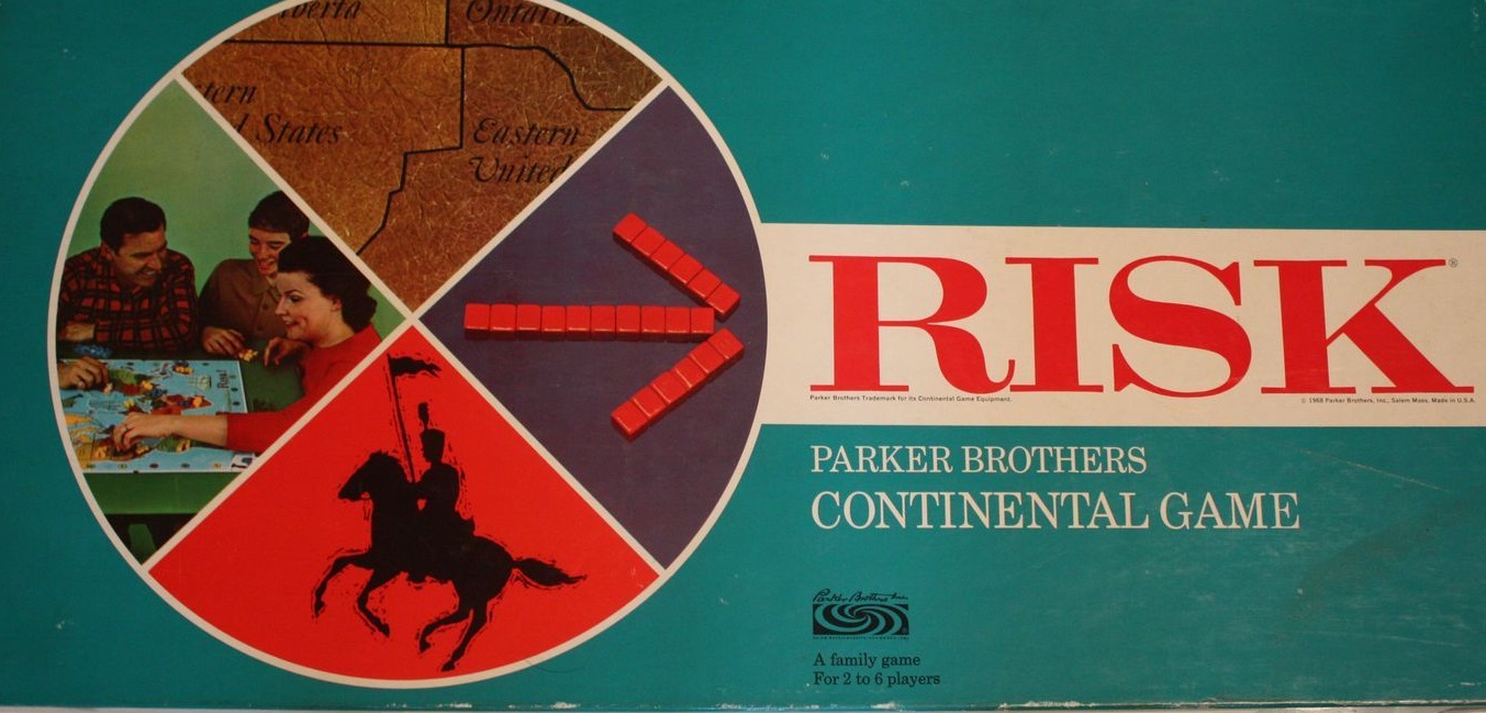1970s Risk board game