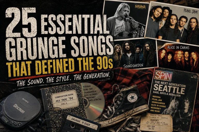 25 Essential Grunge Songs That Defined the 90s