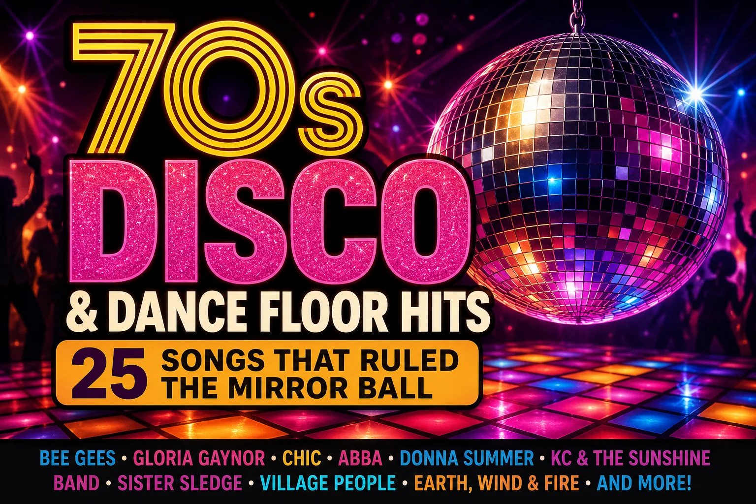 70s Disco & Dance Floor Hits: 25 Songs That Ruled the Mirror Ball