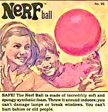 1970s Nerf ball toy