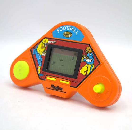80s Mattel Electronic Football handheld game