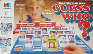 1980s Guess Who board game