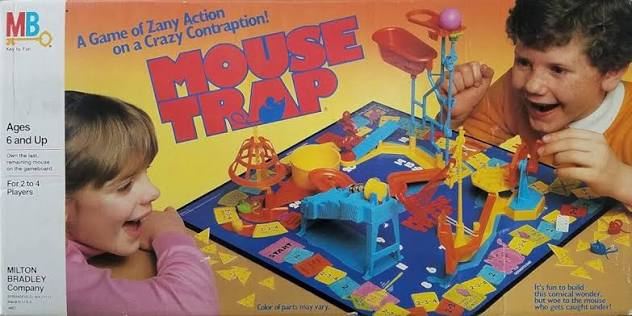 1980s Mouse Trap board game