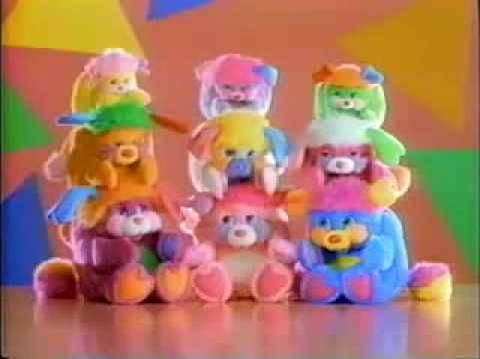 80s Popples plush toys