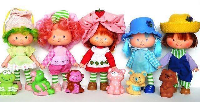 80s Strawberry Shortcake dolls