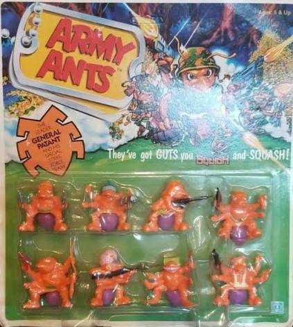 Army Ants forgotten 80s mini figure toy soldiers