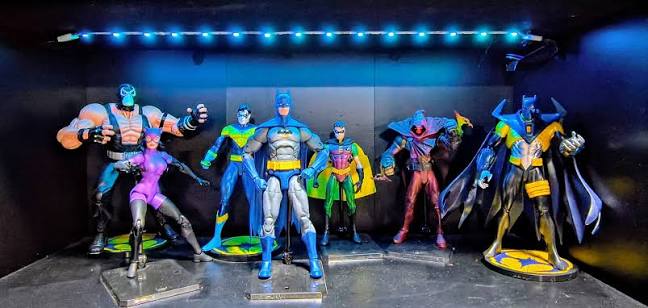 90s Batman movie and cartoon toy tie-in figures