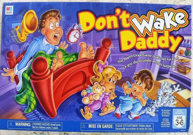 90s Don't Wake Daddy board game