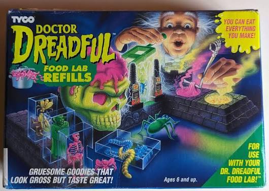 90s Dr. Dreadful Food Lab gross-out toy