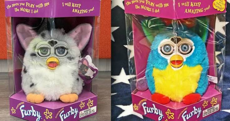 90s Furby electronic plush toys