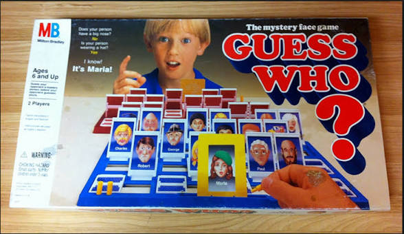 90s Guess Who board game