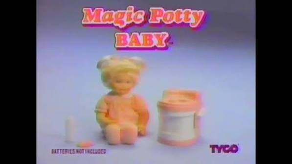 90s Magic Potty Baby doll toy