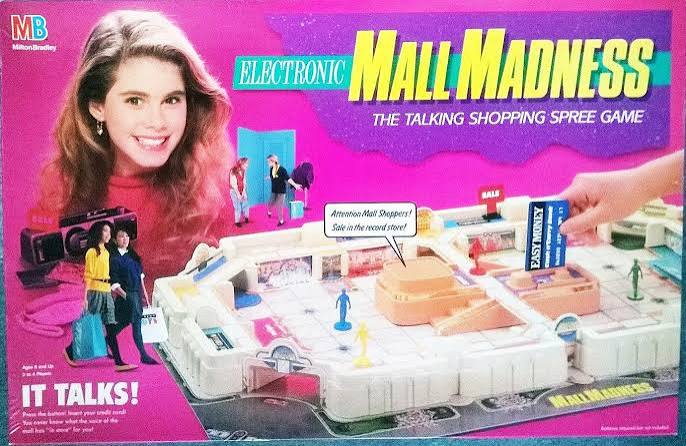 90s Mall Madness electronic board game