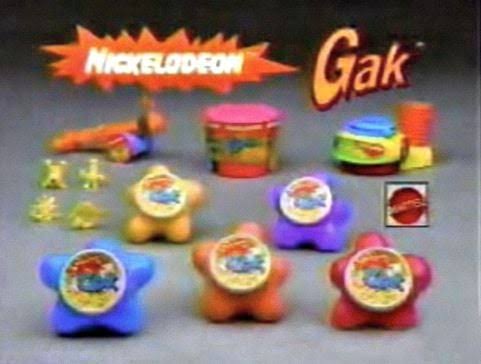 90s Nickelodeon slime and goo toys