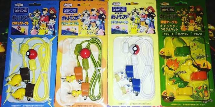 90s Pokémon link cables and Game Boy trading